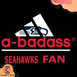 A-Badass Seattle Seahawks Fan Svg, Sport Svg, Seattle Seahawks Svg, Seahawks Football Team