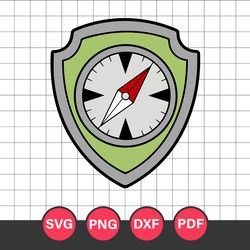 Tracker Badge Svg, Tracker Paw Patrol Svg, Paw Patrol Svg, Cartoon Svg, Png Dxf Eps Digital File