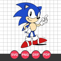 Sonic Svg, Sonic The Hedgehog Cricut Svg, Sonic Characters Svg, Sonic Svg, Cartoon Svg, Png Dxf Eps Digital File