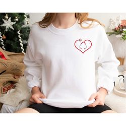 Nurse Stethoscope Shirt, Cute Nurse Gift, Nurse School Sweatshirt, Nursing School Gift Tee, Nurse Valentine Shirt, Heart