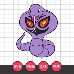 Arbok Svg, Pokemon Characters Svg, Pokemon Svg, Anime Svg, Png Dxf Eps Digital File