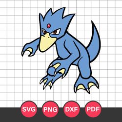 Golduck Svg, Pokemon Characters Svg, Pokemon Svg, Anime Svg, Png Dxf Eps Digital File