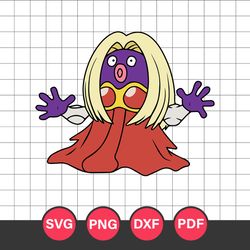 Jynx Svg, Pokemon Characters Svg, Pokemon Svg, Anime Svg, Png Dxf Eps Digital File