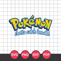 Pokemon Logo Svg, Pokemon Svg, Anime Svg, Png Dxf Eps Digital File