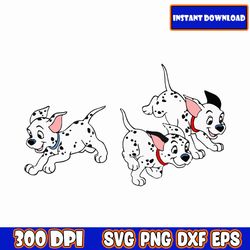 101 Dalmatians SVG bundle, Dog Lover, Dalmatian SVG, Cruella Deville - Not Today Cruella - Villian - Sublimation