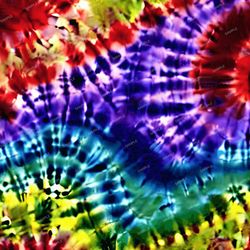 Rainbow Tie Dye 24 Tileable Repeating Pattern