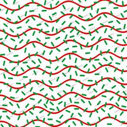 Christmas Cake Frosting Decoration Seamless Tileable Repeating Pattern