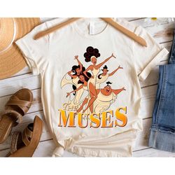 Retro Disney Diva The Muses Hercules Shirt, Disneyland Vacation Unisex T-shirt Family Birthday Gift Adult Kid Toddler Co