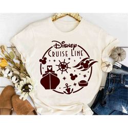 Disney Cruise Line 25th Silver Anniversary At Sea Retro Shirt, Walt Disney World Unisex T-shirt Family Birthday Gift Adu