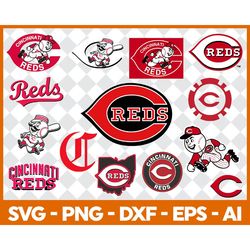 Cincinnati Reds Baseball Team Svg