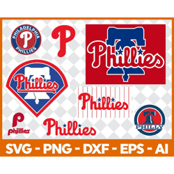 Philadelphia Phillies Baseball Team Svg