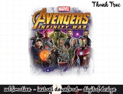 Marvel Avengers Infinity War Galaxy Heroes Graphic png, sublimation