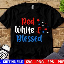 Red White And Boujee Svg, Patriotic Shirt Svg, Baby Girl Bows Us Flag, Sassy Svg Cut File For Cricut & Silhouette