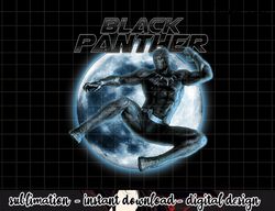 Marvel Black Panther Moonlit Leaping Kick Graphic png, sublimation