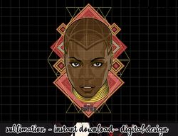 Marvel Black Panther Movie Okoye Prism Face Graphic png, sublimation