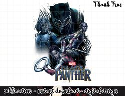 Marvel Black Panther Movie Warrior Poses Graphic png, sublimation