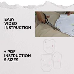 long sleeve shirt sewing pattern for girls tops - one shoulder top pattern - long sleeve pattern - easy dress pattern