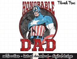 Marvel Captain America Father s Day Honor Graphic png, sublimation