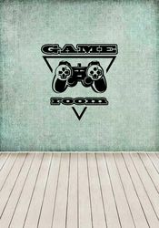 Game Room Sticker, Video Game, Computer Game, Game Play, Gamer Wall Sticker Vinyl Decal Mural Art Decor