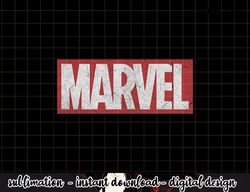 Marvel Classic Distressed Logo Graphic png, sublimation C1