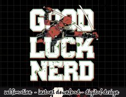 Marvel Deadpool Good Luck Nerd St. Patrick s Day