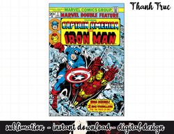 Marvel Double Feature Captain America & Iron Man Comic Cover