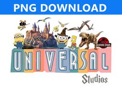 Universal Studios Png, Universal Trip 2023 Png, Famiy Vacations, Birthday Squa Png, sublimation files