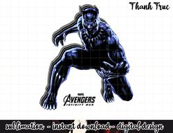 Marvel Infinity War Black Panther Shadows Graphic png, sublimation