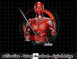 Marvel Infinity War Okoye Tech Portrait Graphic png, sublimation