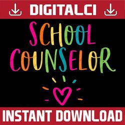 School Guidance Counselor Appreciation Back To School PNG File Sublimation