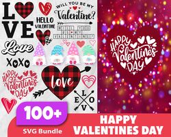 100 Happy Valentines Bundle Svg, Trending Svg, Valentines Day