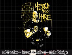 Marvel Luke Cage Hero For Hire Graffiti Wall Graphic png, sublimation