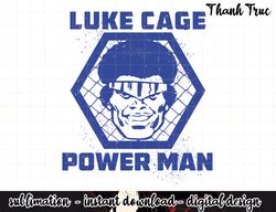 Marvel Luke Cage Retro Power Man Gym Workout Graphic png, sublimation