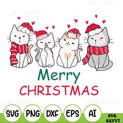 Cat Christmas Svg, Christmas Svg, Christmas Png, Christmas Women, Merry Christmas Svg