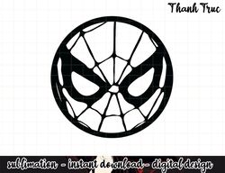 Marvel Spider-Man Circle Mask Kids Graphic png, sublimation