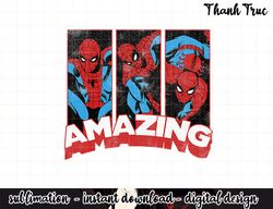 Marvel Spider Man Amazing Comic Poses Graphic png, sublimation