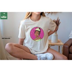 Princess Tiana Shirt, Disneyland Princess T-shirt, Princess and the Frog Sweatshirt, Magic Kingdom Girl Trip Tee, Disney