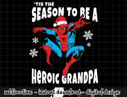 Marvel Spider-Man Season To Be A Heroic Grandpa png, sublimation