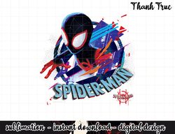 Marvel Spider-Man Spiderverse Neon Split Graphic png, sublimation