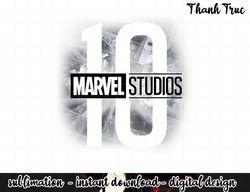 Marvel Studios 10 Years Cinematic Light Logo Graphic png, sublimation