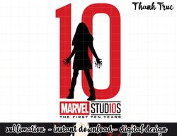 Marvel Studios 10 Years Scarlet Witch Graphic png, sublimation