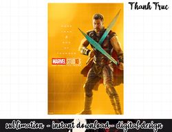 Marvel Studios 10 Years Thor Poster Graphic png, sublimation