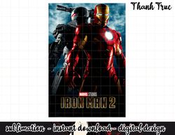 Marvel Studios Iron Man 2 Movie Poster Graphic png, sublimation