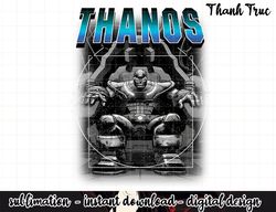 Marvel Thanos On The Throne Comic Graphic png, sublimation