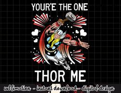 Marvel Thor You re The One Thor Me Valentine Graphic png, sublimation