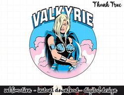 Marvel Valkyrie the Destroyer Bubble Gum Cloud Comic png, sublimation