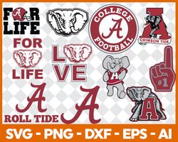 Alabama Crimson Tide svg,png,dxf,ncaa svg,png,dxf,football svg,png,dxf,college football svg,png,dxf,football univercity