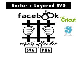 facebook jail SVG and PNG files for cricut machine , anime svg , manga svg , Goku svg