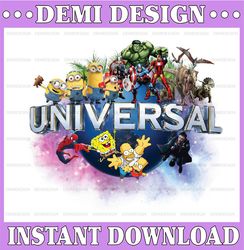 Universal Png, Universal Studios Png, Family Vacation Png, Mouse Ear Png, Cartoon Character Png, Vacay Mode Png