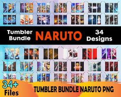 Bundle 34 Naruto 20oz Skinny Tumbler Straight &Tapered Designs, Naruto Sublimation Tumbler Designs, Naruto Tumbler Desig